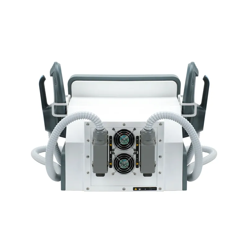 EM01A Magnetic Slimming + RF Device Rear View – Dual Control Desktop System