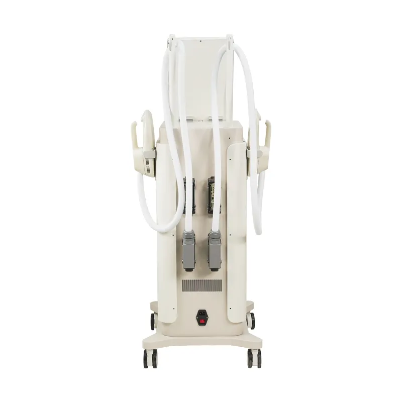EM04A Standing Magnetic Slimming Device Rear View – Dual-Channel HIFEM & RF Body Sculpting