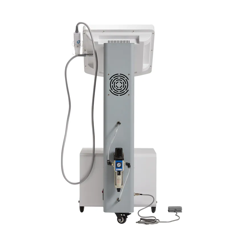 MW-02 Standing Hydrafacial Machine Rear View – Professional Needle-Free Facial Device