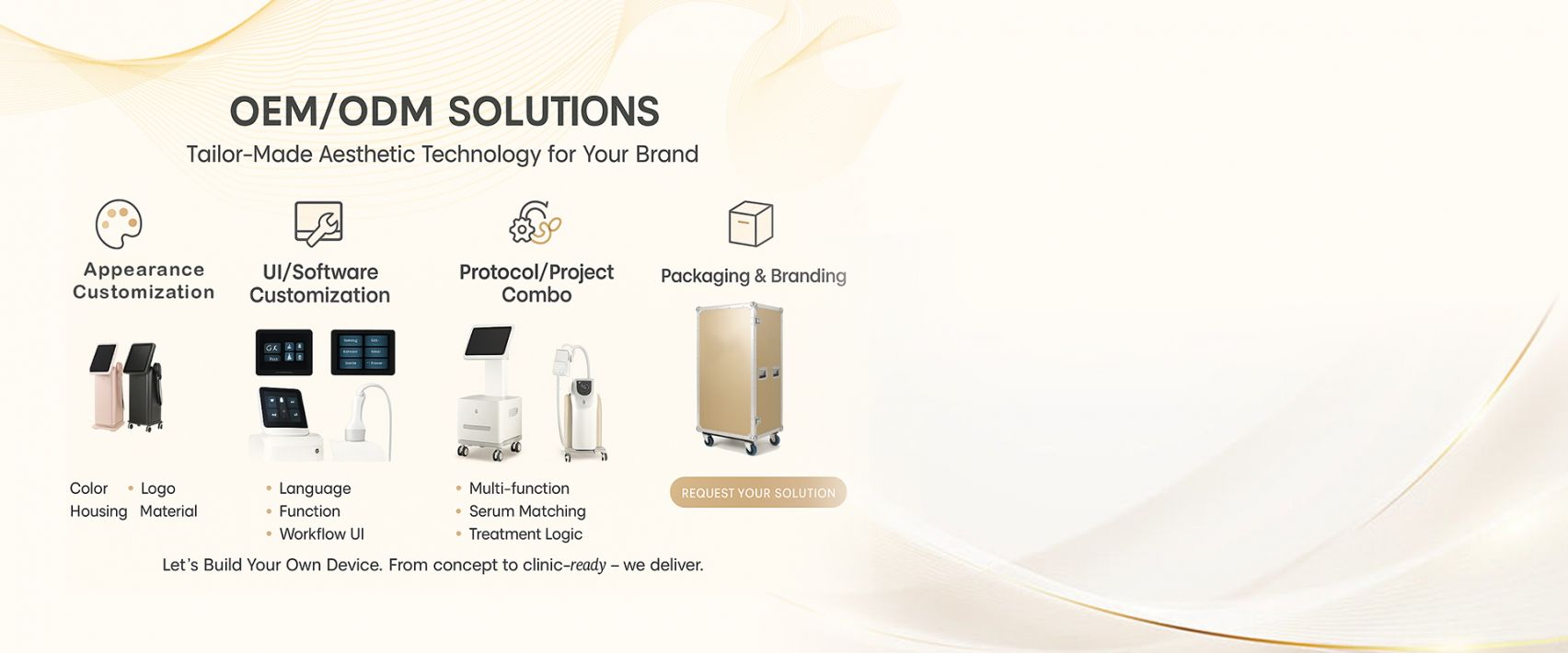 OEM/ODM Solutions – Customized Beauty & Body Devices for Global Brands