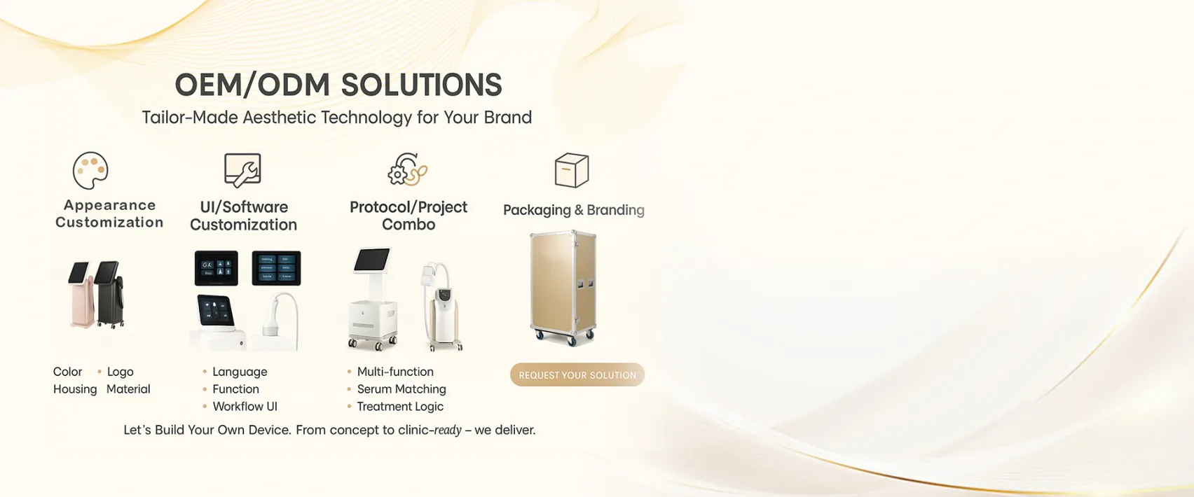 OEM/ODM Solutions – Customized Beauty & Body Devices for Global Brands