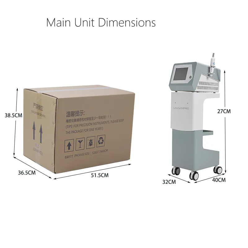 MW-01 Portable Hydrafacial Machine Main Unit Packaging – OEM/ODM Available