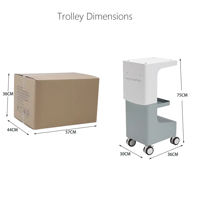 MW-01 Hydrafacial Device Trolley Packaging – Professional Beauty Equipment