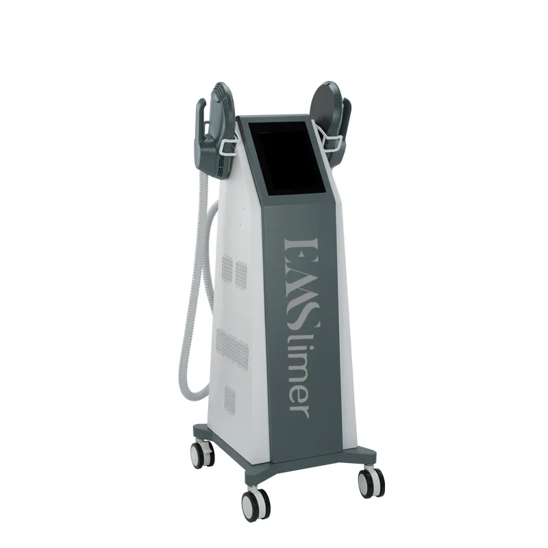 EM02A Standing EMSCULPTUR + RF Machine Side View – HIFEM Muscle Stimulation & RF Heating