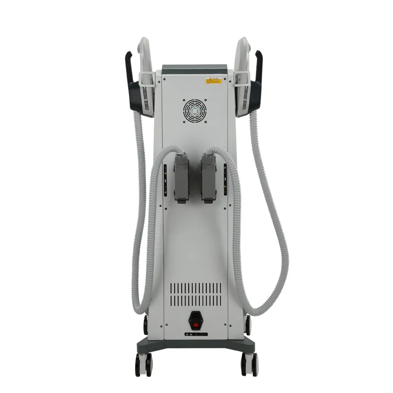 EM02B Standing Dual-Channel Magnetic Slimming Device Rear View – HIFEM Technology
