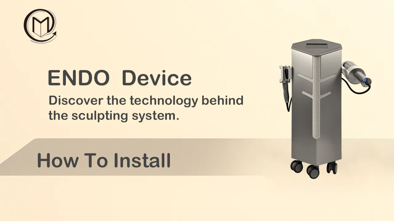 Step-by-step FS-08G ENDO Device video tutorial covering installation, calibration, and professional usage for body contouring and lymphatic drainage treatments.