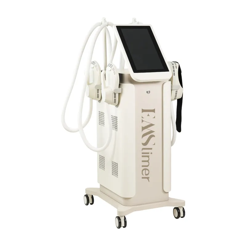 EM06A EMSCULPTUR 4-Channel + RF Machine Side View – HIFEM & RF  Four-Control Body Slimming 