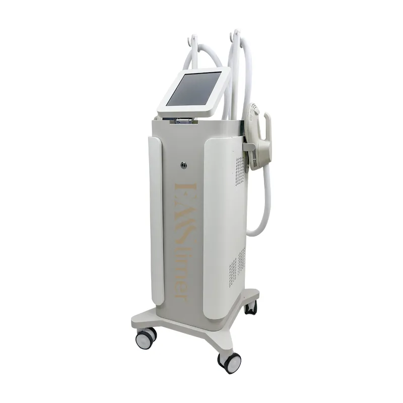 EM11A Standing EMSCULPTUR + RF Machine Side View – HIFEM Muscle Stimulation & RF Heating