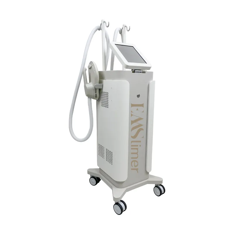 EM11B Standing EMSCULPTUR Machine Side View – High-Intensity Electromagnetic Stimulation