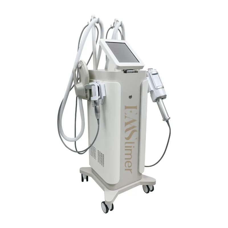 EM13B Standing EMSCULPTUR + ENDO Machine Side View – HIFEM Muscle Stimulation &  + Inner Ball Roller