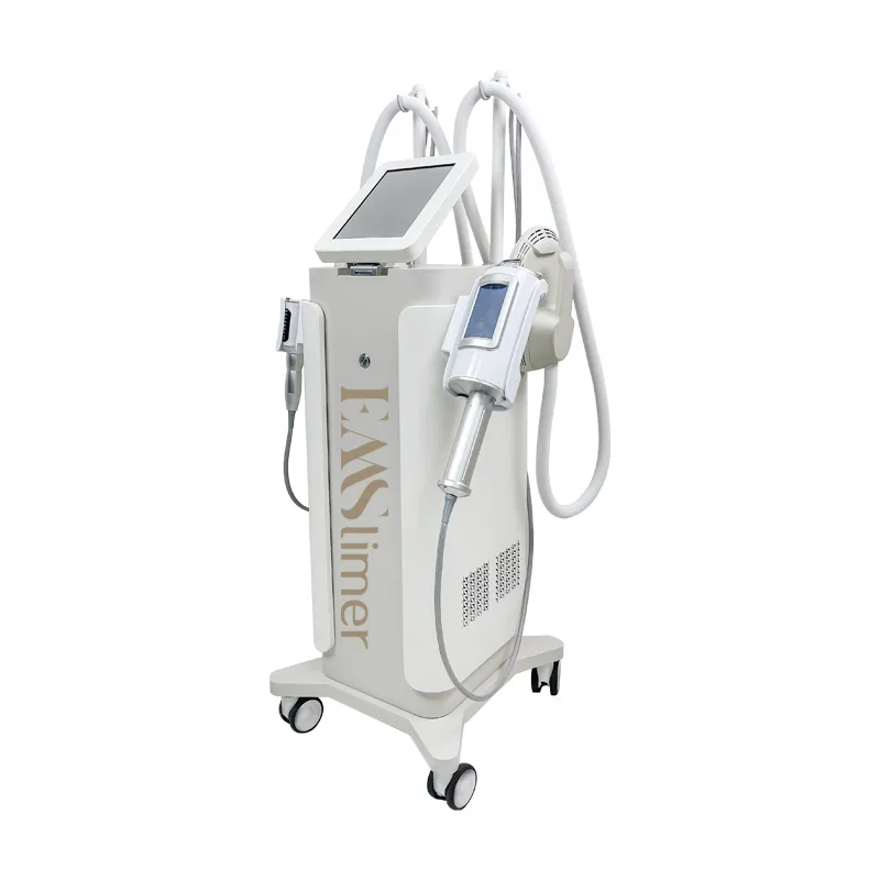 EM13B Standing EMSCULPTUR + ENDO Machine Side View – HIFEM Muscle Stimulation &  + Inner Ball Roller