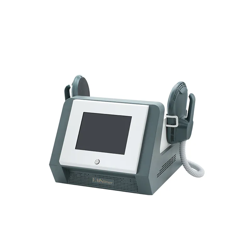 EM01A Desktop Dual-Channel Magnetic Slimming + RF Device Front View – Build Muscle & Tighten Skin