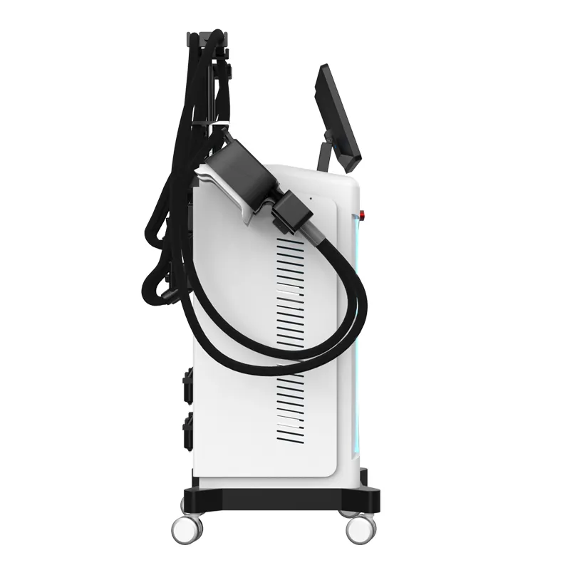 CryoSlim Pro fat freezing machine side view with vacuum and cooling connections