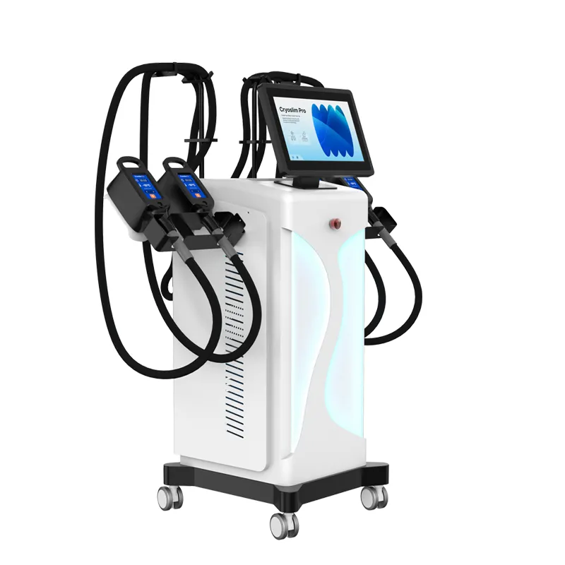 CryoSlim Pro professional cryolipolysis system side view with touchscreen display