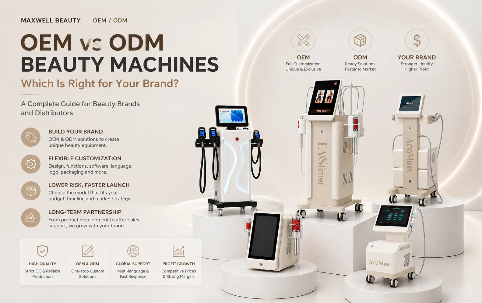 OEM vs ODM Beauty Machines: Which Is Right for Your Brand?